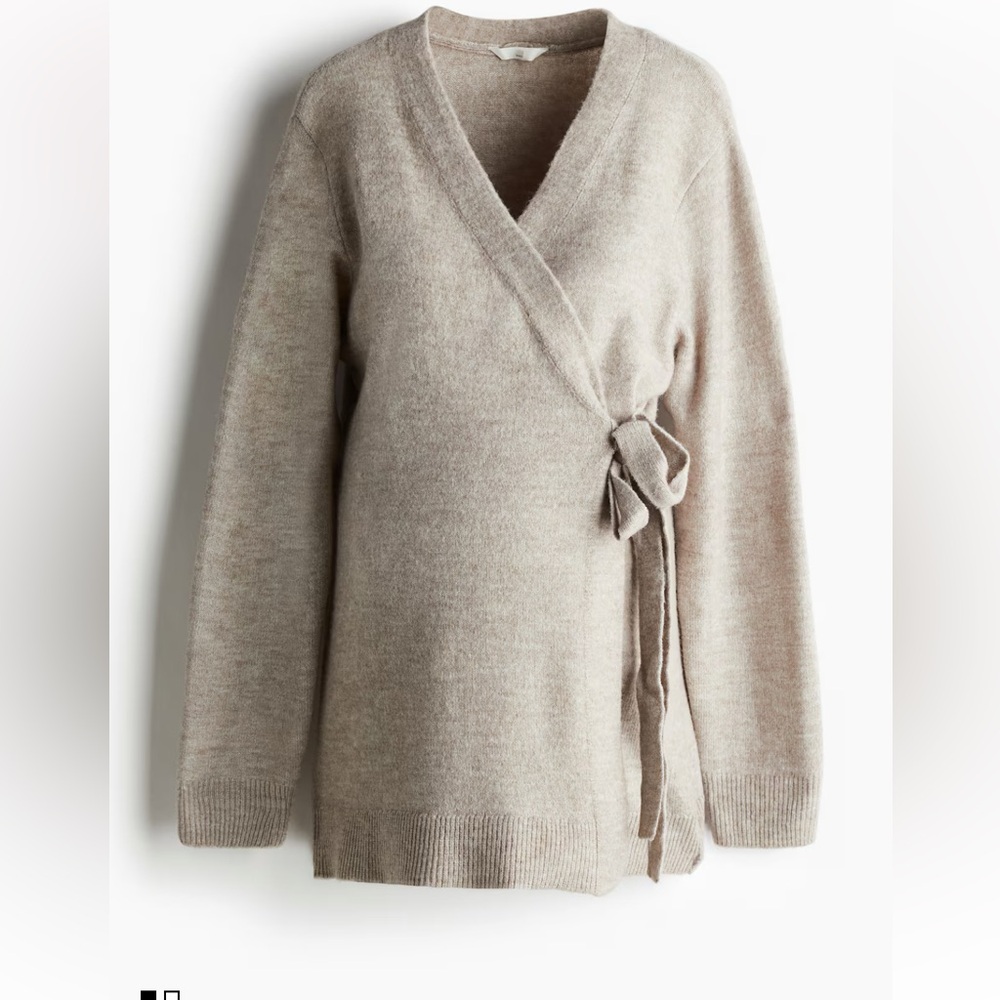 H&M Mama Wrap Knit Cardigan